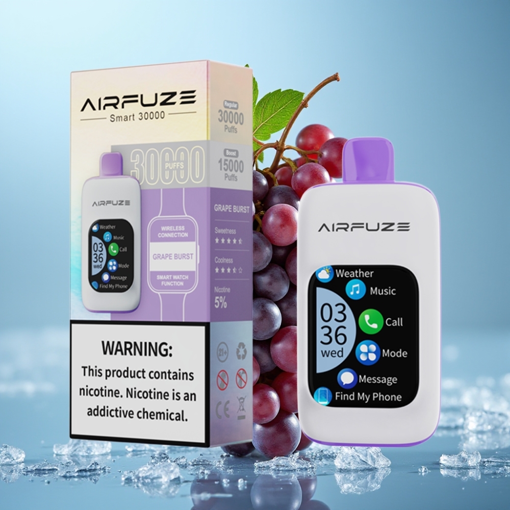 AirFuze Smart 30000プフ グレープバースト 5% TFTタッチスクリーン