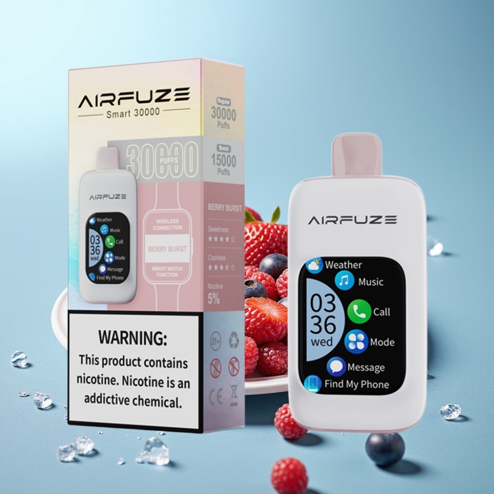 AirFuze Smart 30000パフス ディスポーザブルベイプ ベリーバースト 900mAh