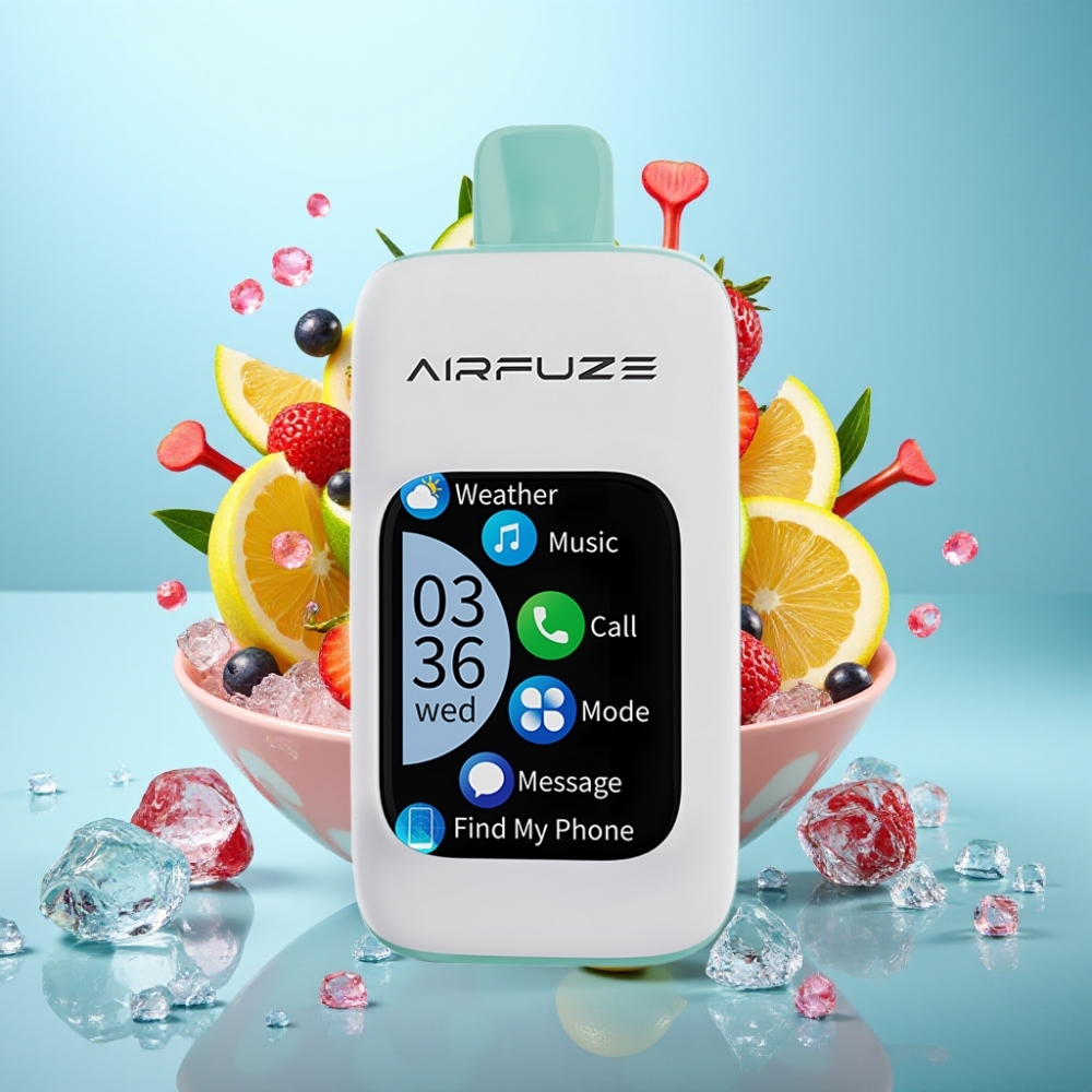AirFuze Smart 30000プッフス ディスポーザブルベイプ レインボーフルーツバースト 900mAh