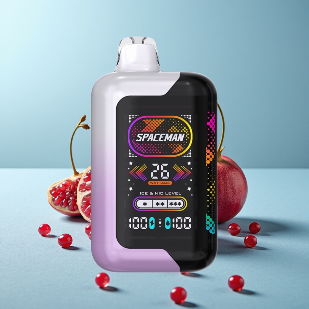 SMOK SPACEMAN SP40000 ディスポーザブルベイプ チェリーポメグラネート 0%ニコチン 1000mAh
