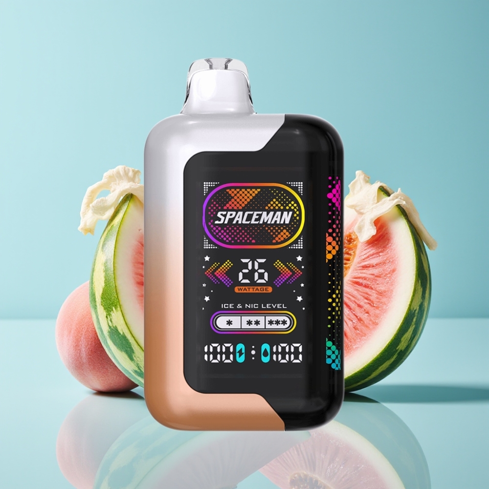 SMOK SPACEMAN SP40000 ディスポーザブルベイプ ジューシーピーチウォーターメロン 0%ニコチン 1000mAh