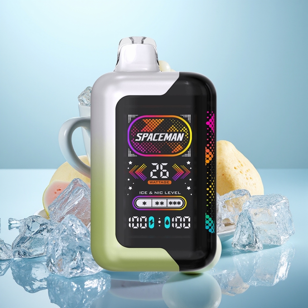 SMOK SPACEMAN SP40000 ディスポーザブルベイプ 白ぶどうアイス 0%ニコチン 1000mAh