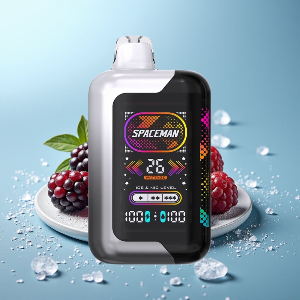 SMOK SPACEMAN SP40000 ゼロニコチンディスポーザブルベイプ ブラックベリーラズ